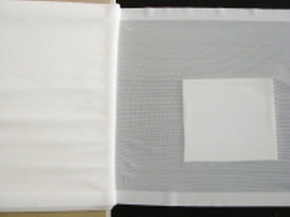 bi-elastisches Netzgewebe in creme Fb1455