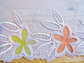 1m quer-elastische Stickerei-Spitze