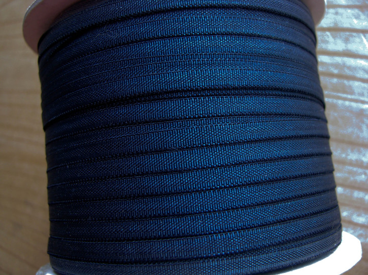 10m/1Bund Dekollete-Gummi in abend-blau Fb0810 - 4mm