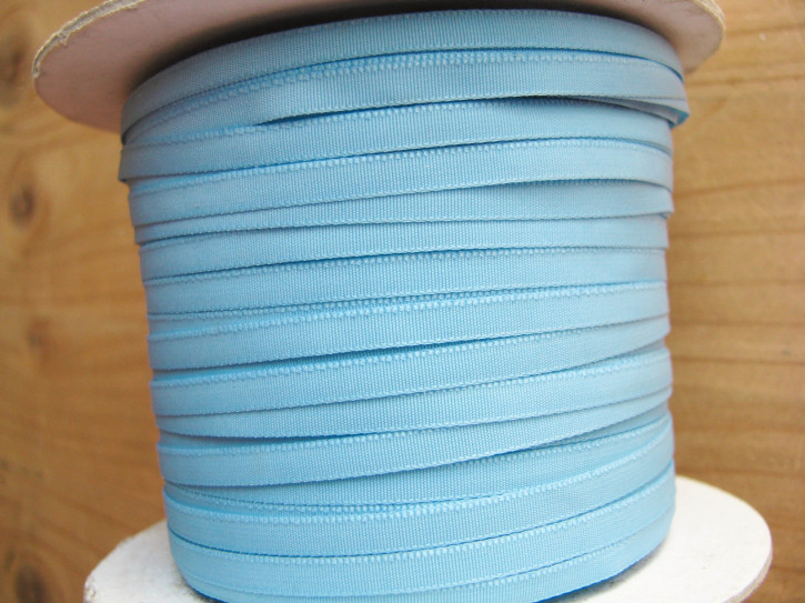 1 Rolle/200m Satin-Schleifchenband in h.capri-blau Fb0273 - 4mm