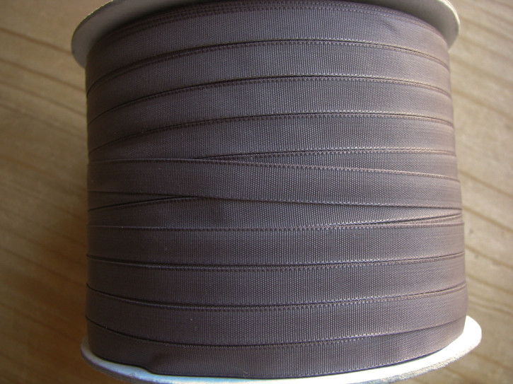 1 Rolle/200m Satin-Schleifchenband in d.coffee-shugar Fb1230 - 6mm