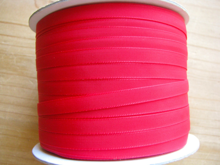 1 Rolle/200m Satin-Schleifchenband in renoire-rot Fb1391 - 6mm